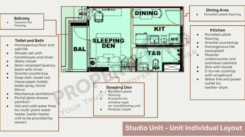 Kensington Sky Garden Studio with balcony photo 4