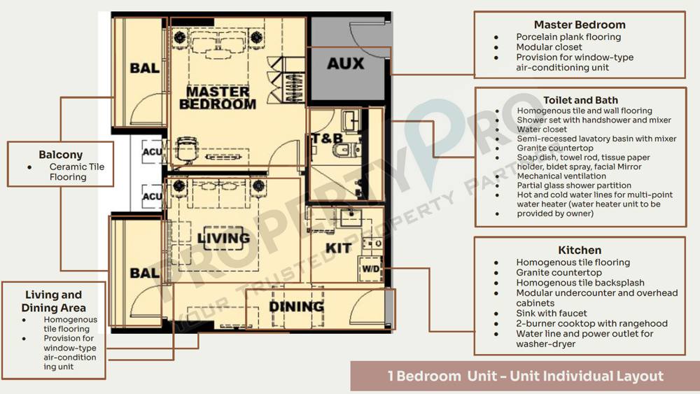 Kensington Sky Garden 1 bedroom with balcony photo 2