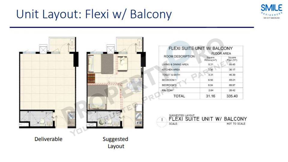 Smile Residences Flexi suite with balcony photo 2